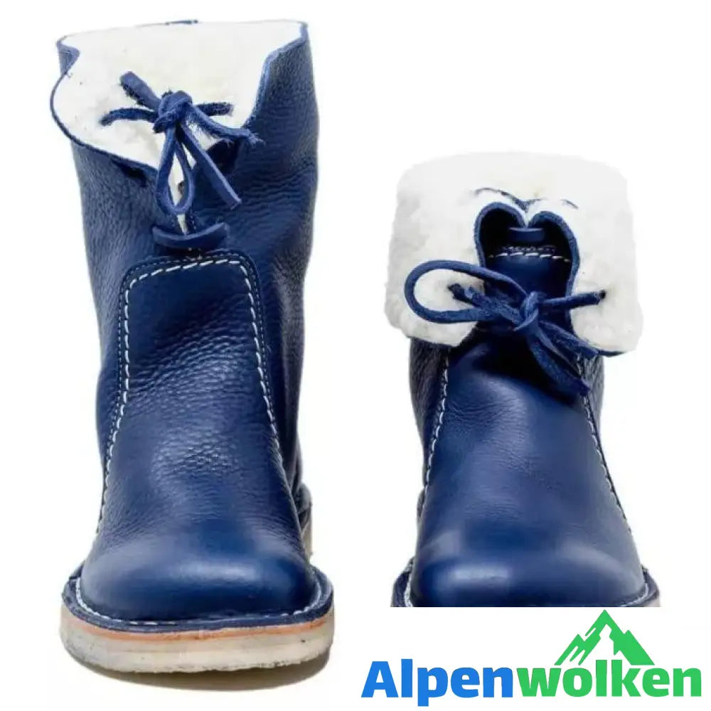 Alpenwolken - Fudus Wasserdichte Stiefel mit Wollfutter