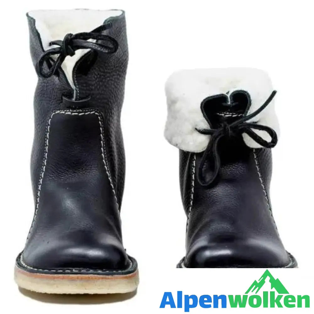 Alpenwolken - Fudus Wasserdichte Stiefel mit Wollfutter