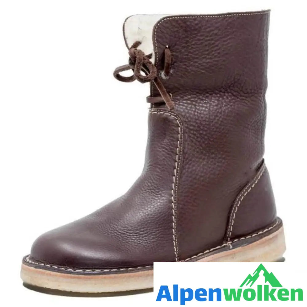 Alpenwolken - Fudus Wasserdichte Stiefel mit Wollfutter Sten