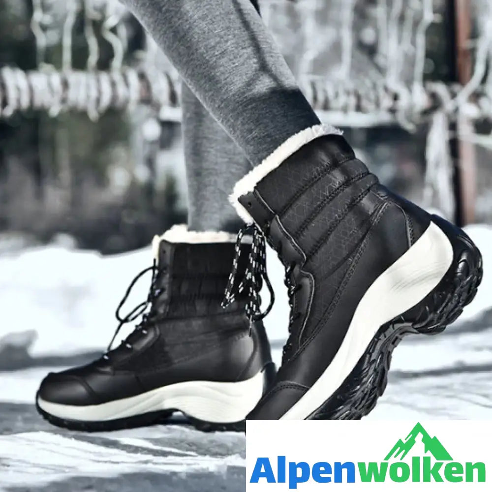 Alpenwolken - FUDUS - Winter-Thermostiefel Schwarz