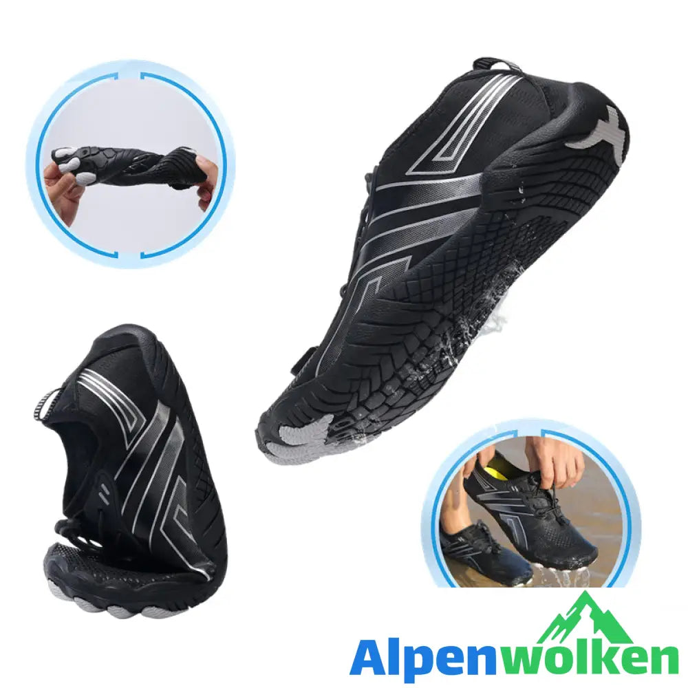 Alpenwolken - Fühl dich wohl - rutschfeste Barfußschuhe