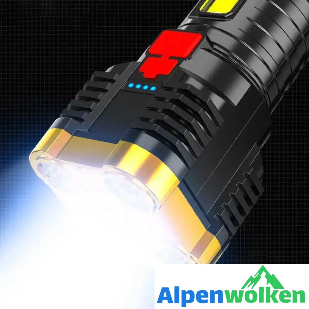 Alpenwolken - Fünfkernige helle Taschenlampe