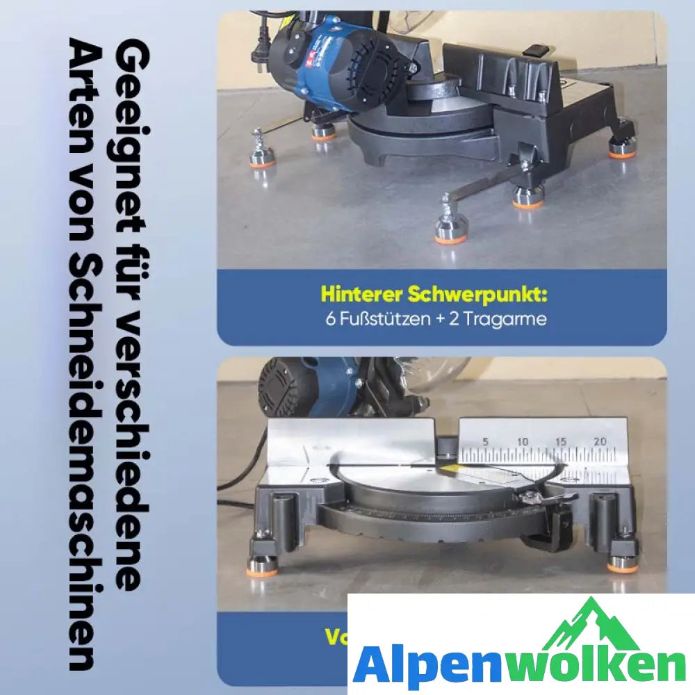 Alpenwolken - Füße der Schneidemaschine