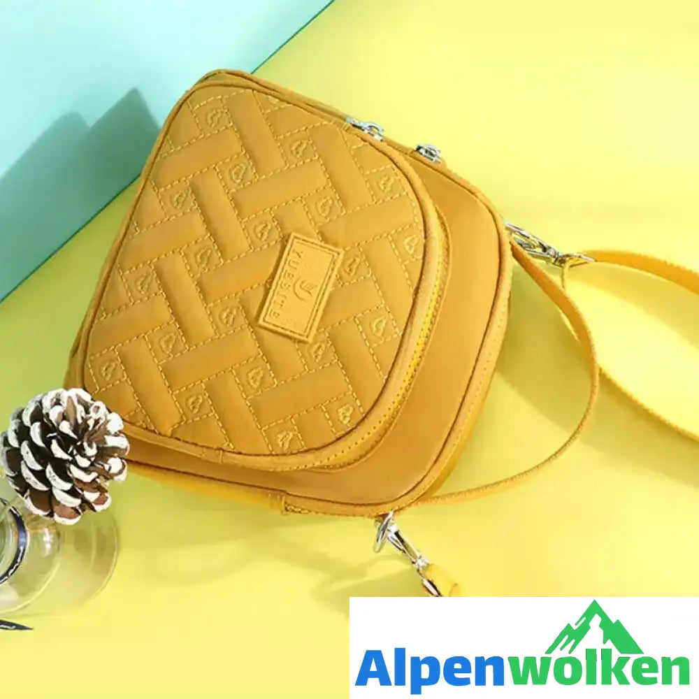 Alpenwolken - Funktioneller, leichter Nylon-Umhängetasche Mini-Rucksack für Damen