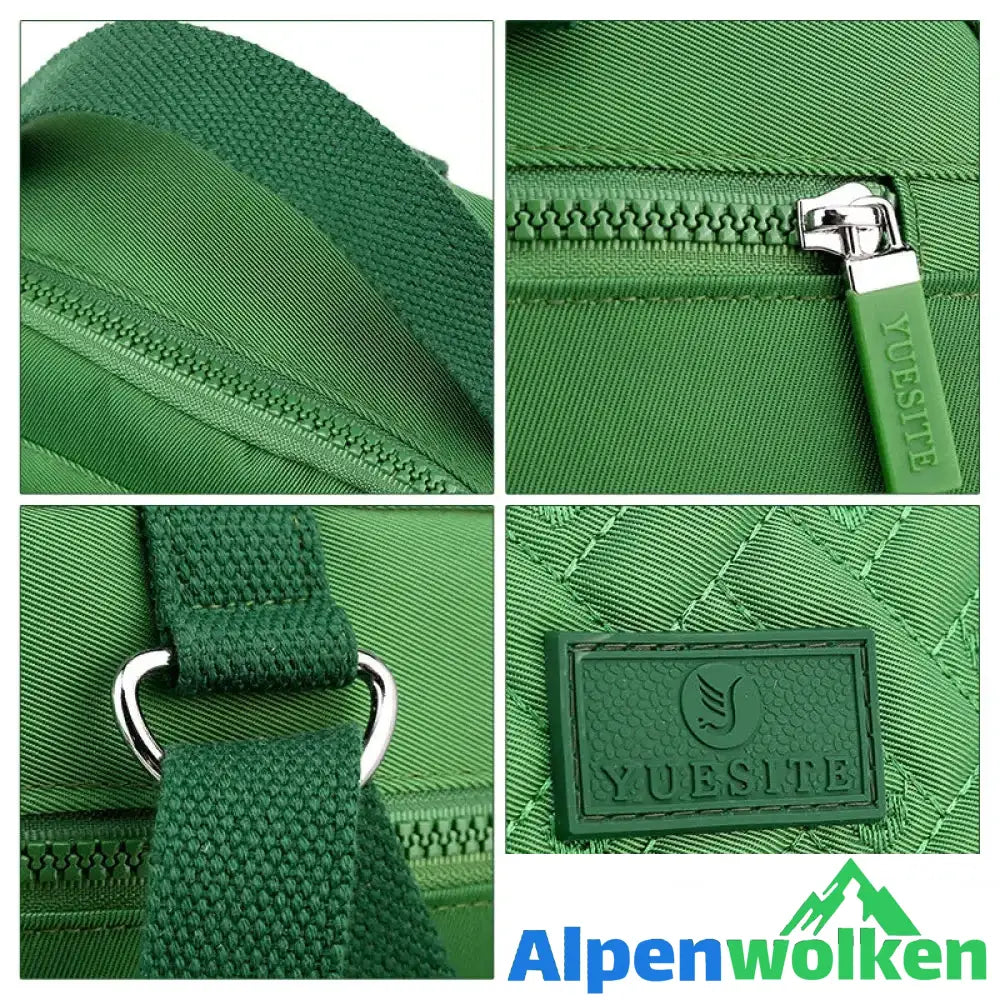 Alpenwolken - Funktioneller, leichter Nylon-Umhängetasche Mini-Rucksack für Damen