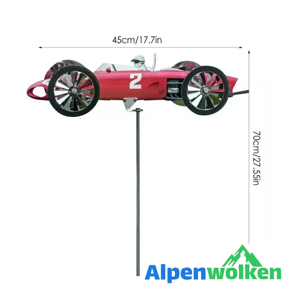 Alpenwolken - Garten-Racing-Windmühlen-Ornament