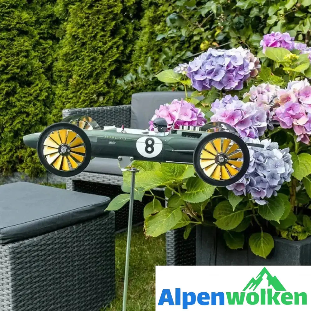 Alpenwolken - Garten-Racing-Windmühlen-Ornament