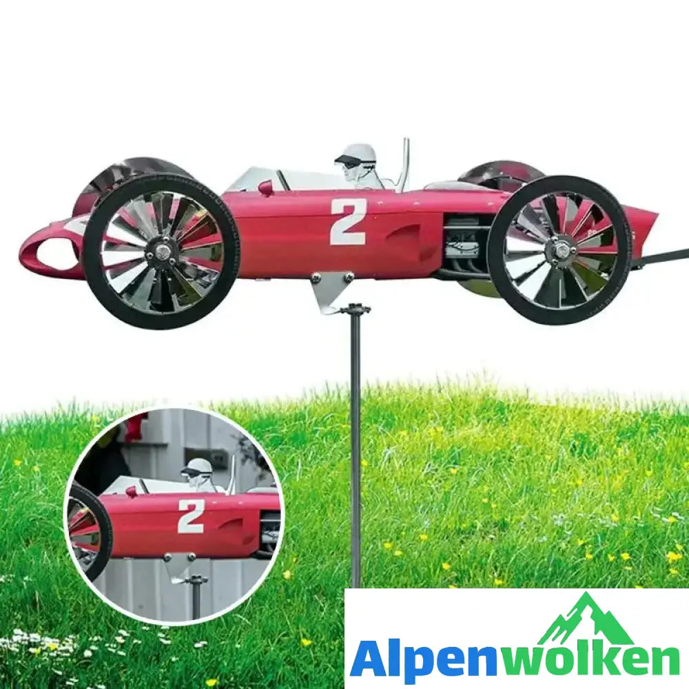 Alpenwolken - Garten-Racing-Windmühlen-Ornament