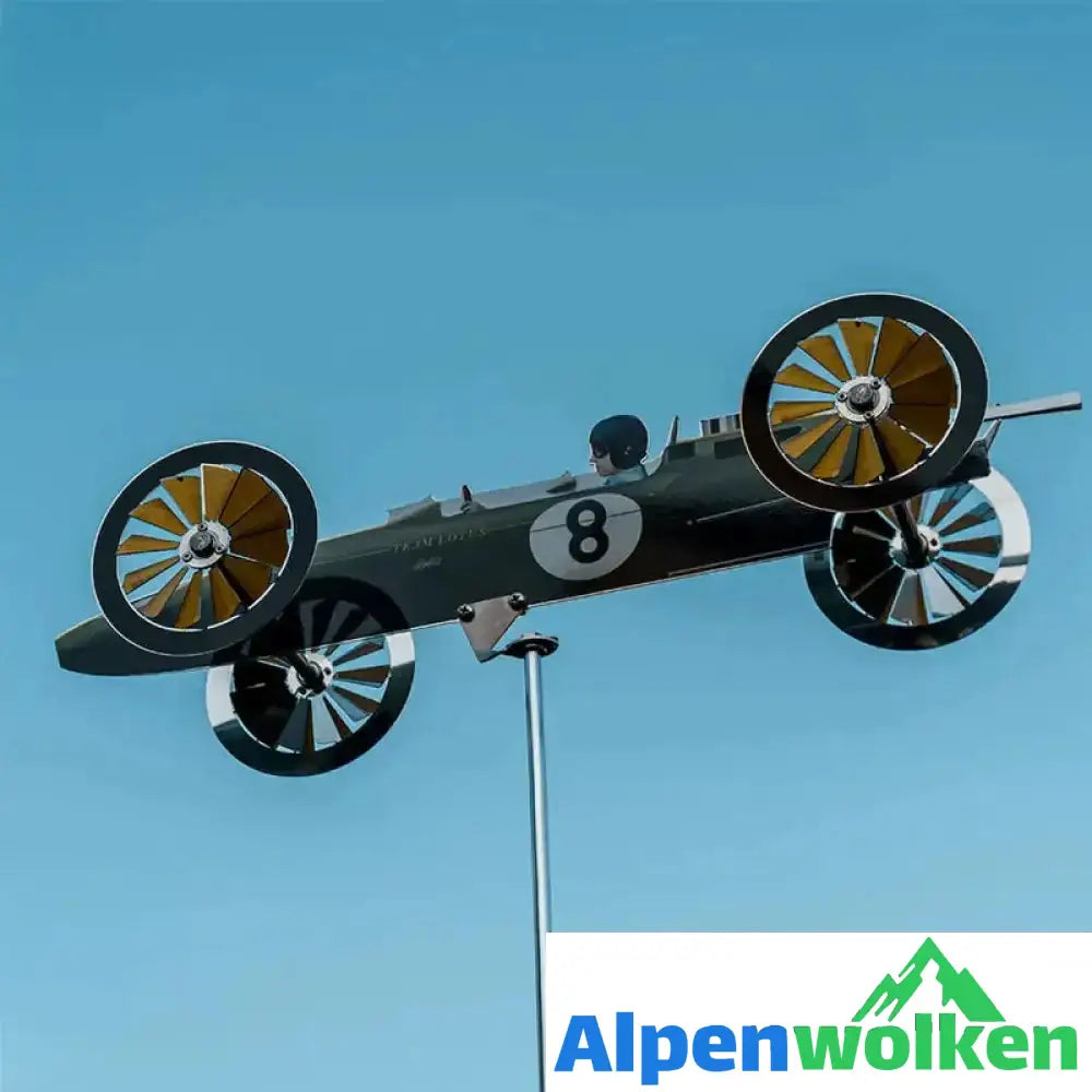 Alpenwolken - Garten-Racing-Windmühlen-Ornament Grüner Lotus