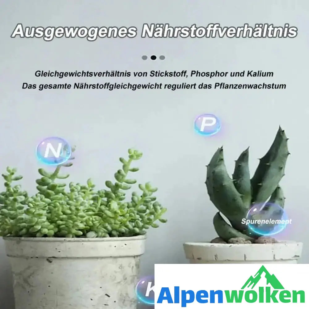 Alpenwolken - Garten-Universaldünger mit langsamer Freisetzung in Tablettenform