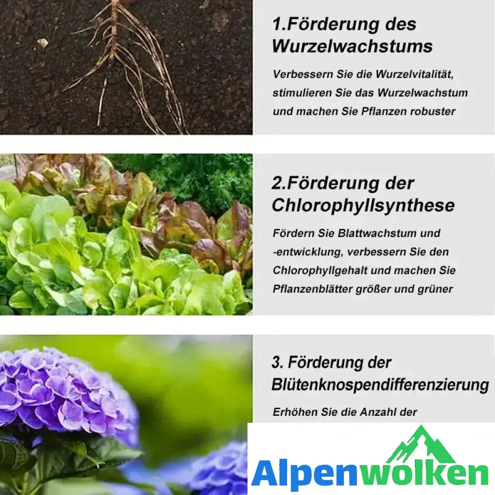 Alpenwolken - Garten-Universaldünger mit langsamer Freisetzung in Tablettenform