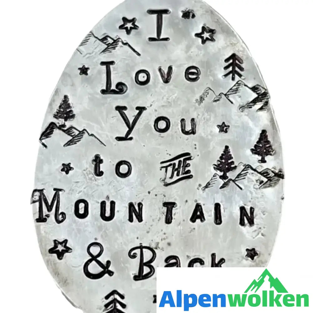 Alpenwolken - 🌱Gartenmarker-Freundschaftsgeschenk💕