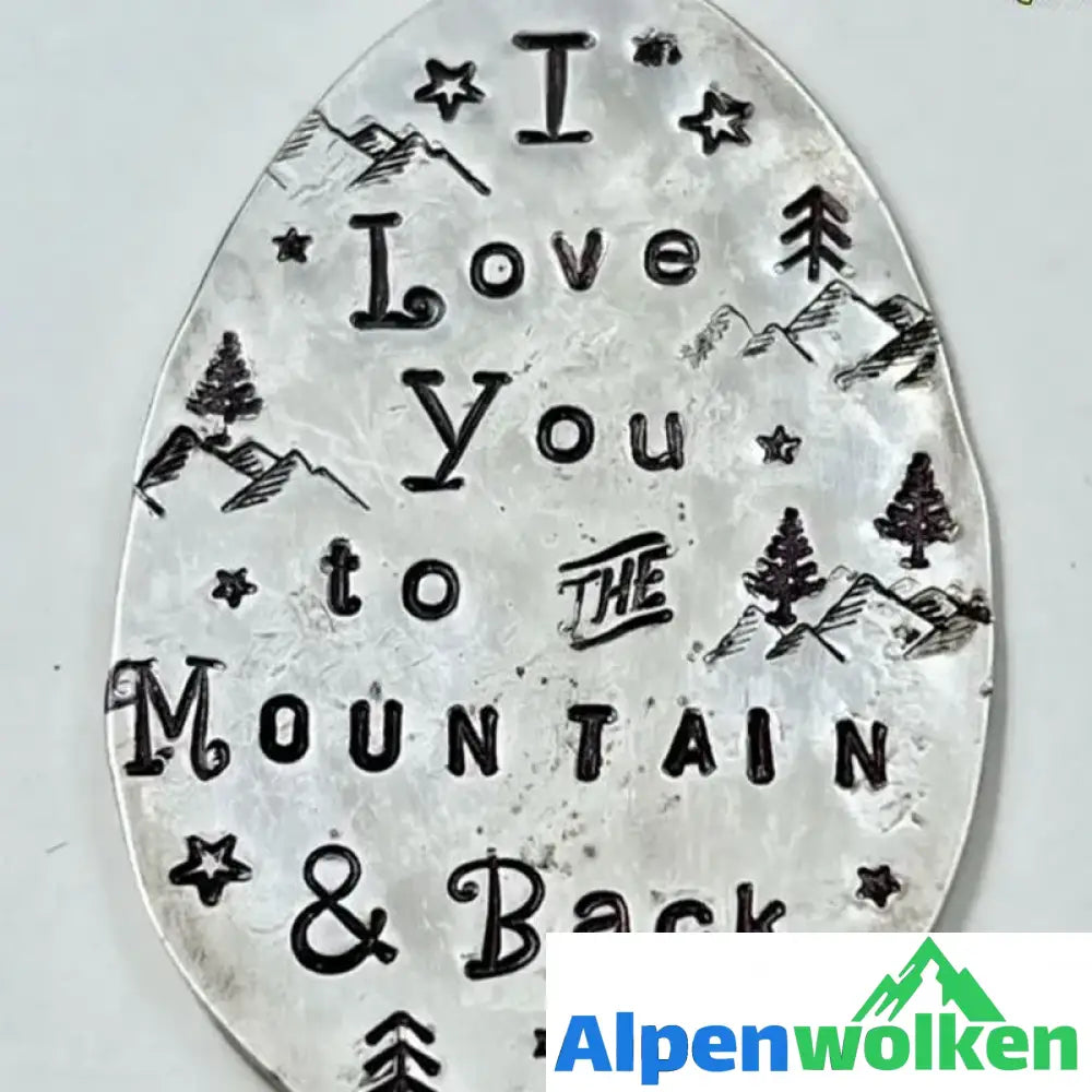 Alpenwolken - 🌱Gartenmarker-Freundschaftsgeschenk💕