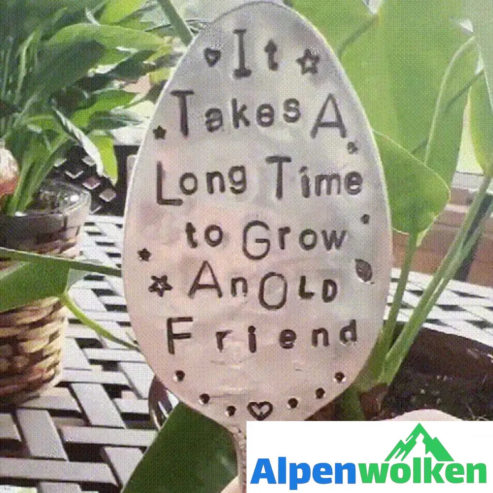 Alpenwolken - 🌱Gartenmarker-Freundschaftsgeschenk💕