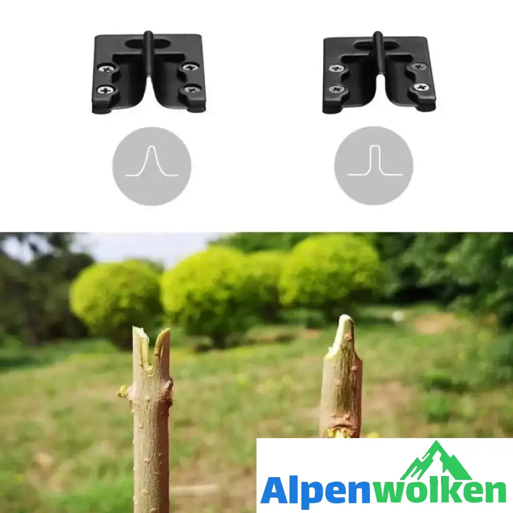 Alpenwolken - Gartenschere Veredelungsschere Set mit 2 Ersatzmesser