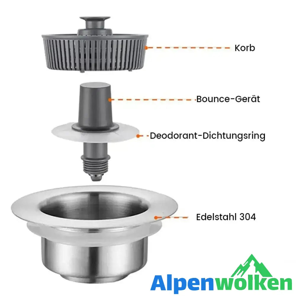 Alpenwolken - Geruchsfilter für Küchenspüle