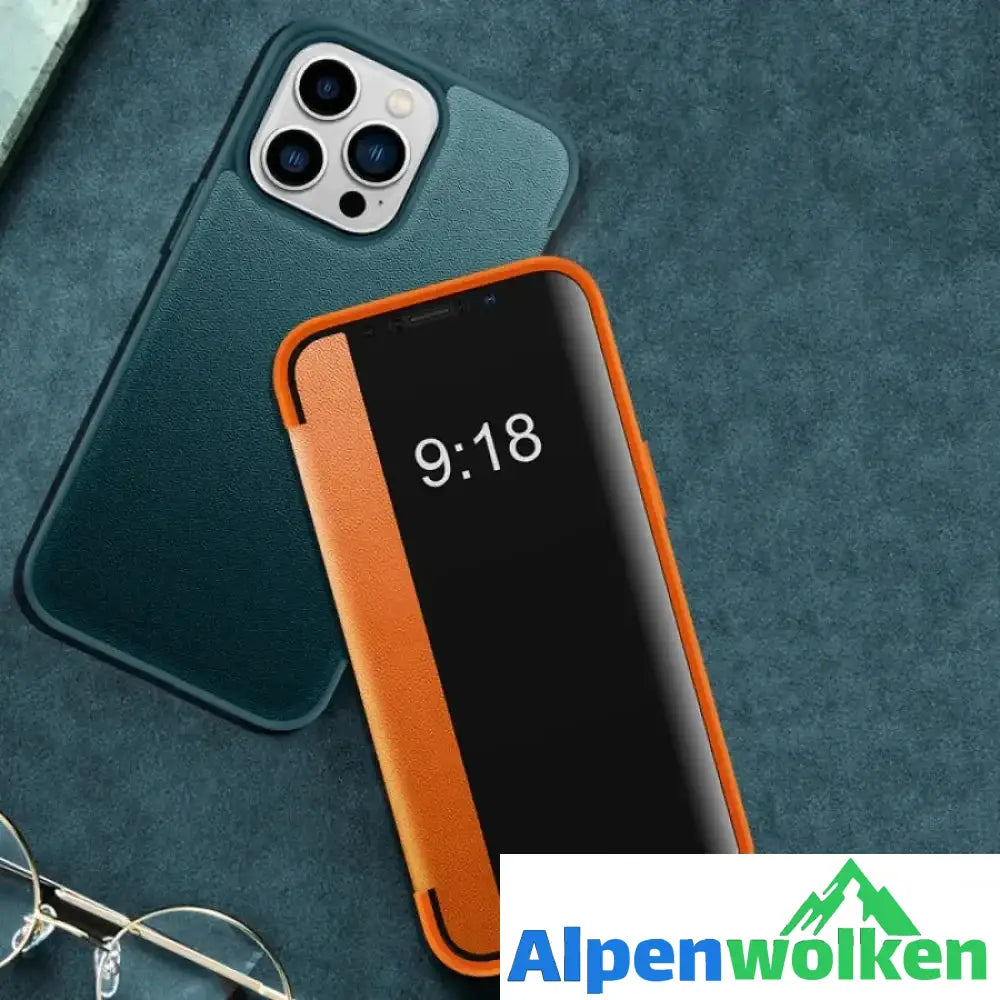 Alpenwolken - Geschäft Flip-Handyhülle