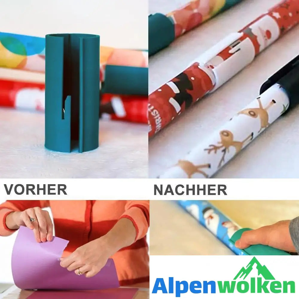 Alpenwolken - Geschenkpapier Schneide, Farbe zufällig