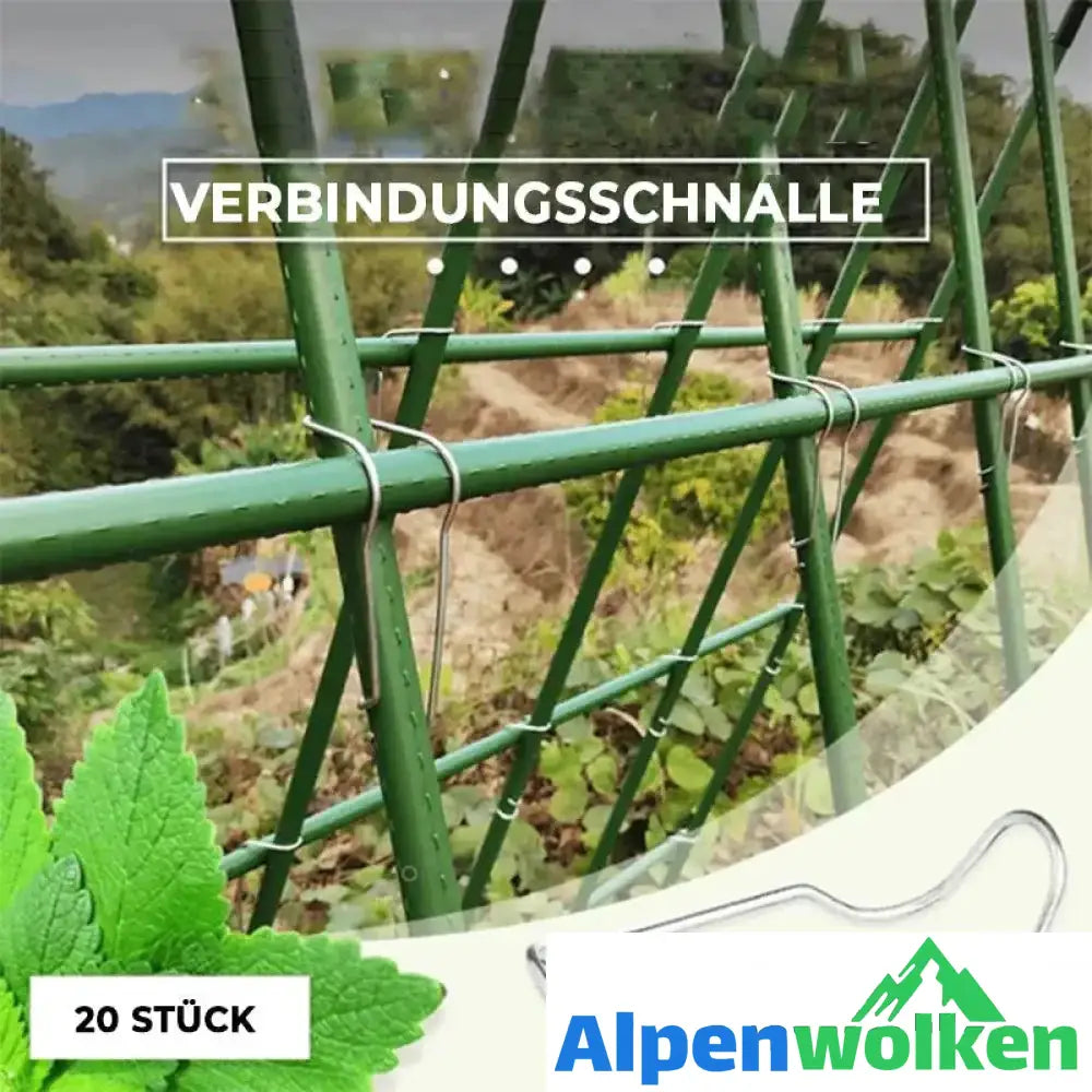 Alpenwolken - Gewächshauszubehör Pflanzenverbindungsschnalle(20 Stück)