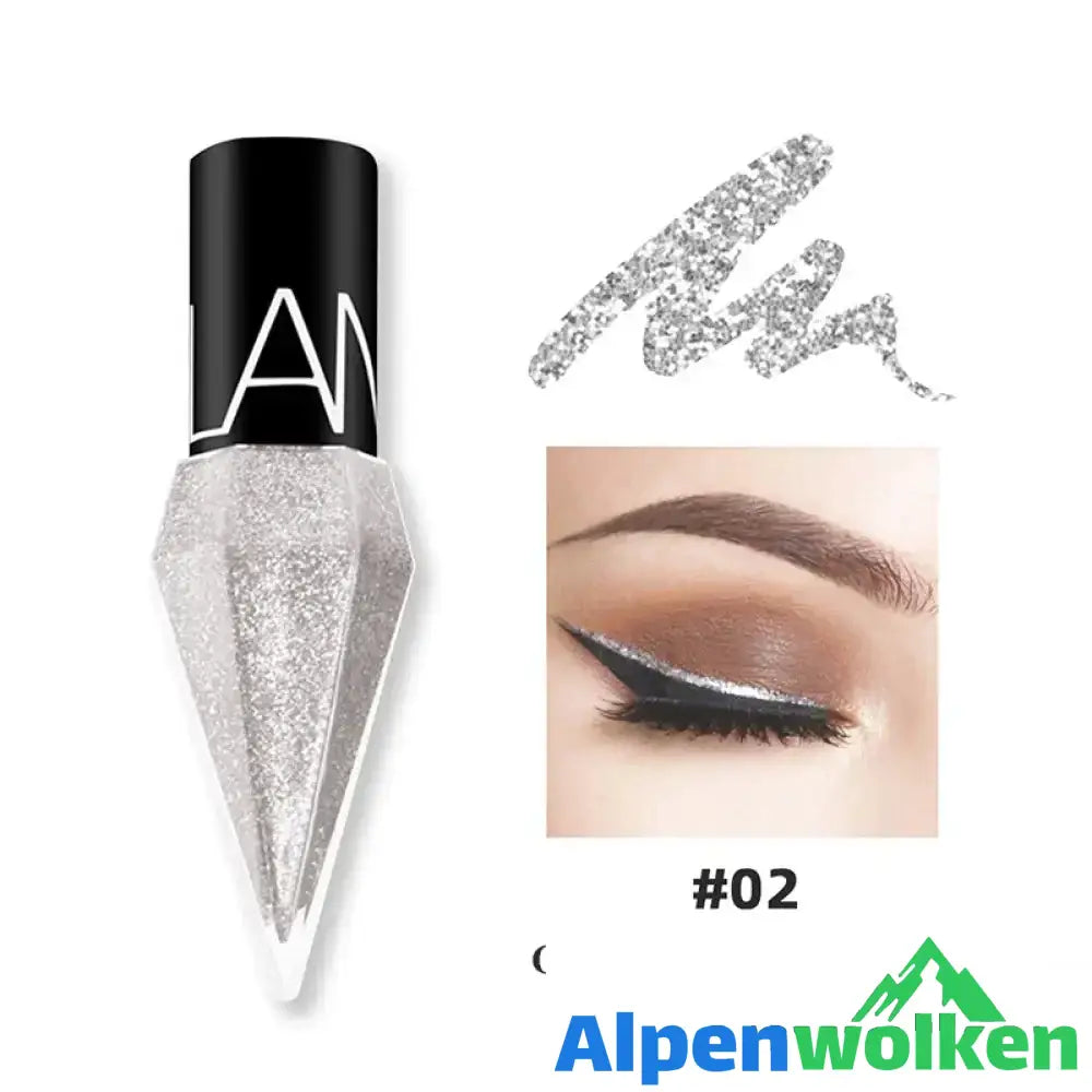 Glänzender Flüssiger Diamant-Eyeliner #02