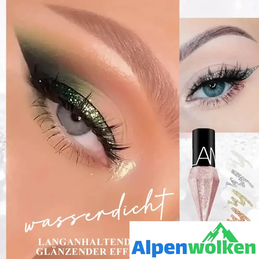 Alpenwolken - Glänzender Flüssiger Diamant-Eyeliner