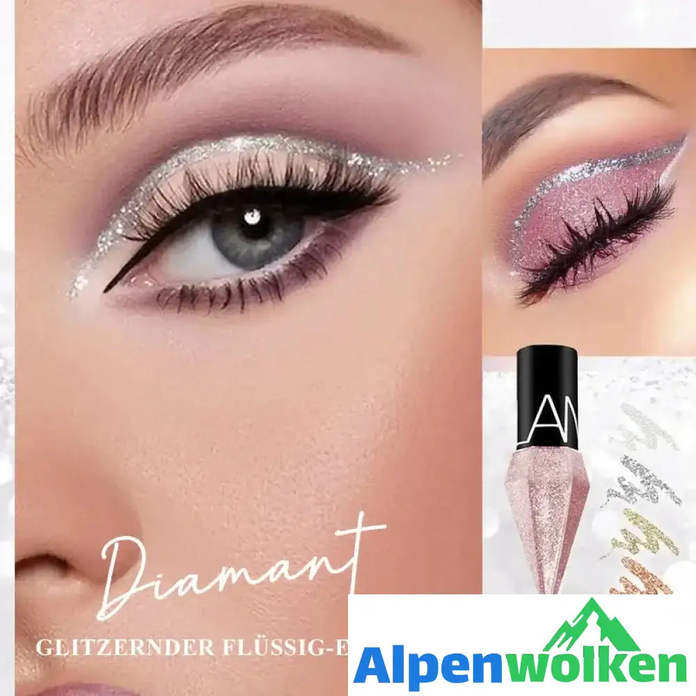 Alpenwolken - Glänzender Flüssiger Diamant-Eyeliner