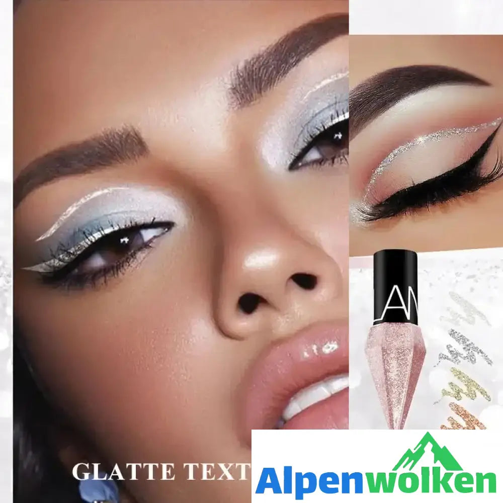 Alpenwolken - Glänzender Flüssiger Diamant-Eyeliner