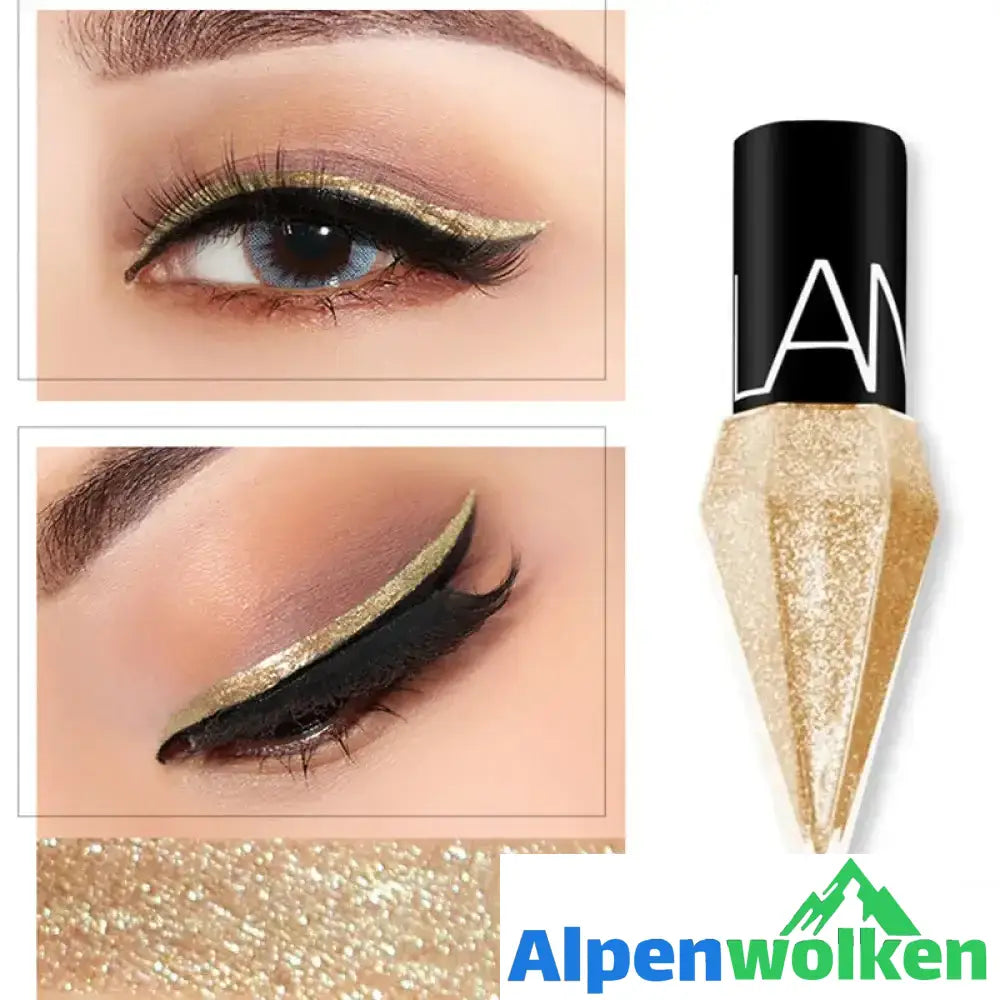 Alpenwolken - Glänzender Flüssiger Diamant-Eyeliner