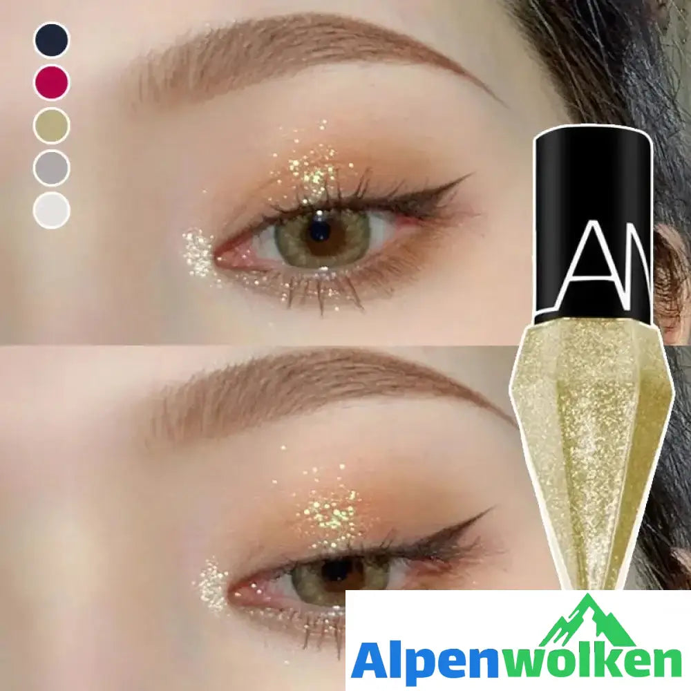 Alpenwolken - Glänzender Flüssiger Diamant-Eyeliner