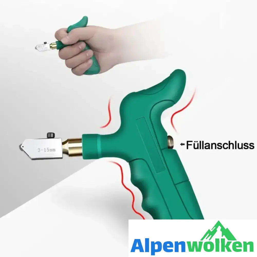 Alpenwolken - Glas oder Porzellanziegel Schneidegerät