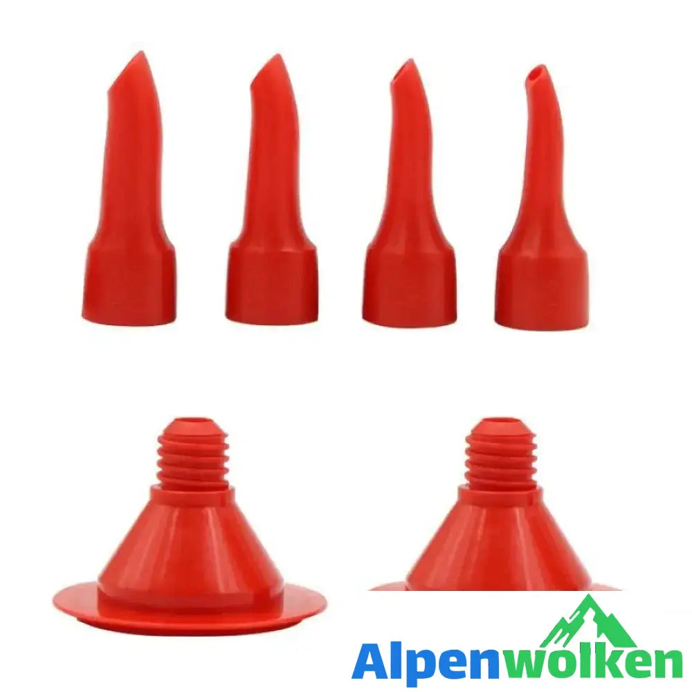 Alpenwolken - Glaskleber Mund Set Abgeschrägtes Design