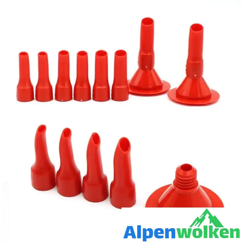 Alpenwolken - Glaskleber Mund Set Flaches Design