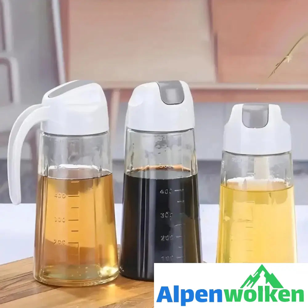 Alpenwolken - Glass Oiler Anti-Leck-Ölflasche für den Haushalt