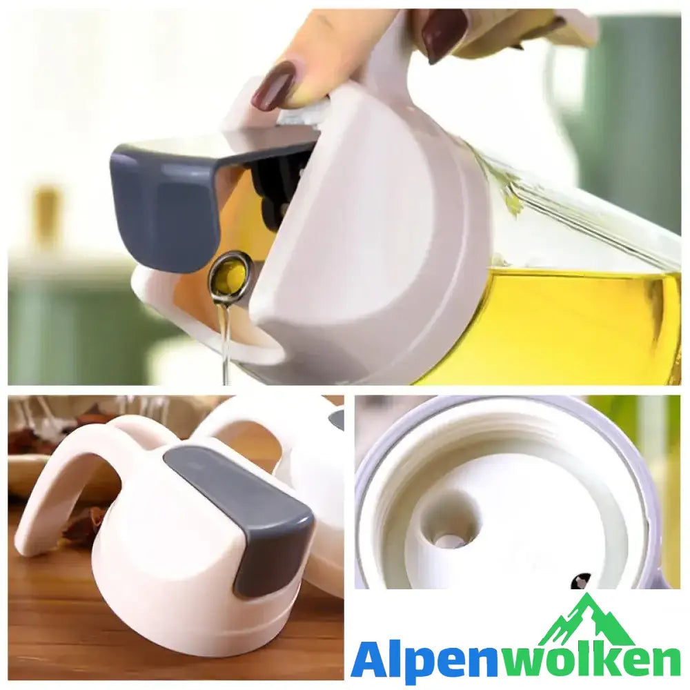 Alpenwolken - Glass Oiler Anti-Leck-Ölflasche für den Haushalt