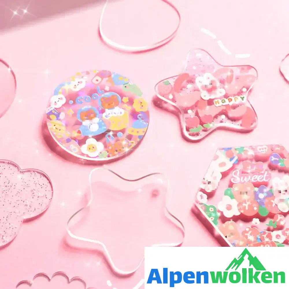 Alpenwolken - Goo Karte Kleber Set - Kinderspielzeug zum Basteln von Notizbüchern