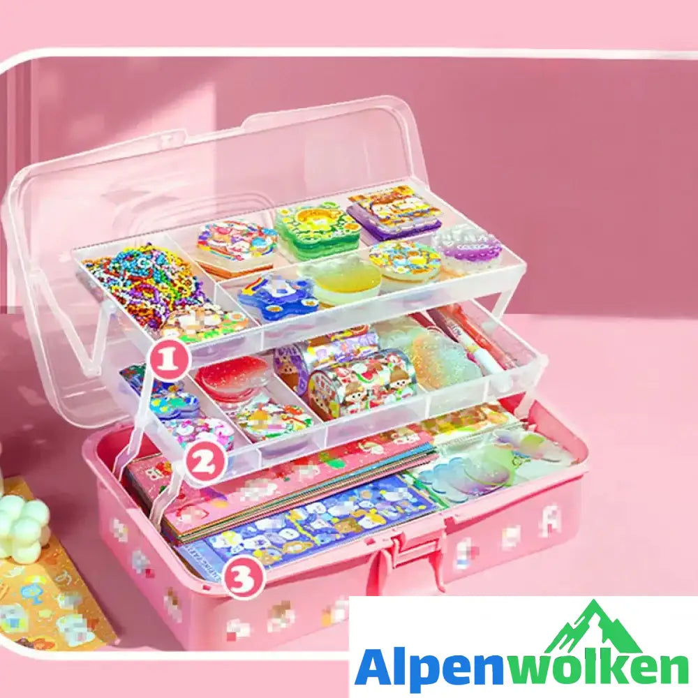 Alpenwolken - Goo Karte Kleber Set - Kinderspielzeug zum Basteln von Notizbüchern