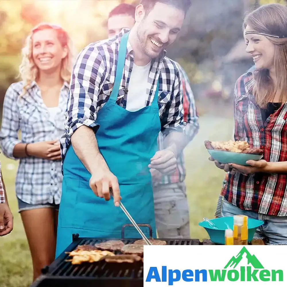 Alpenwolken - Grillzange aus Edelstahl