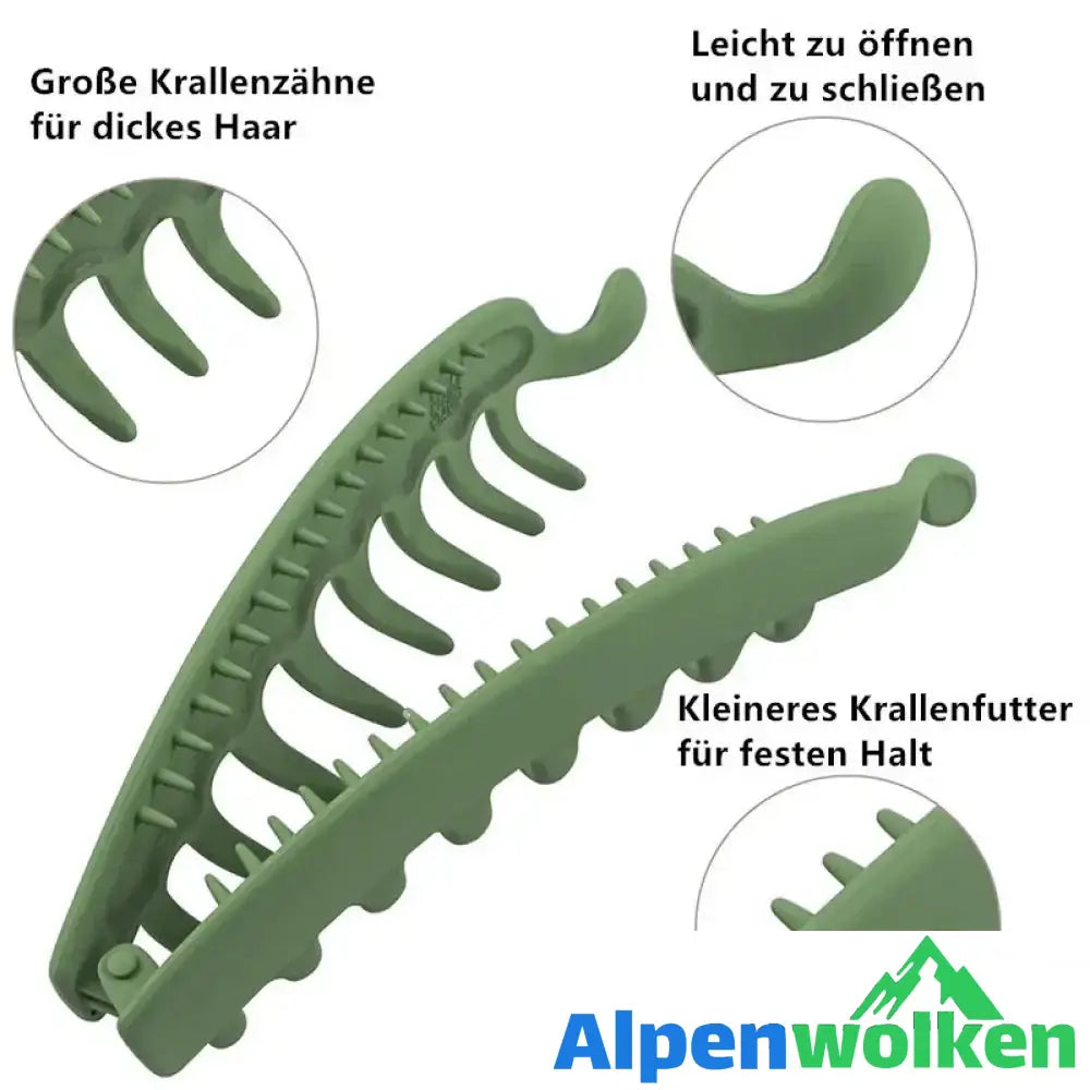 Alpenwolken - Große Bananen Haarspangen