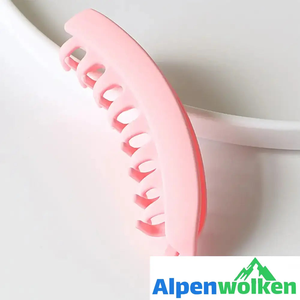 Alpenwolken - Große Bananen Haarspangen Rosa 10 Stück