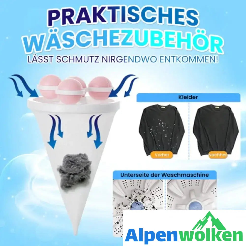 Alpenwolken - Haar-Filterbeutel Für Waschmaschine