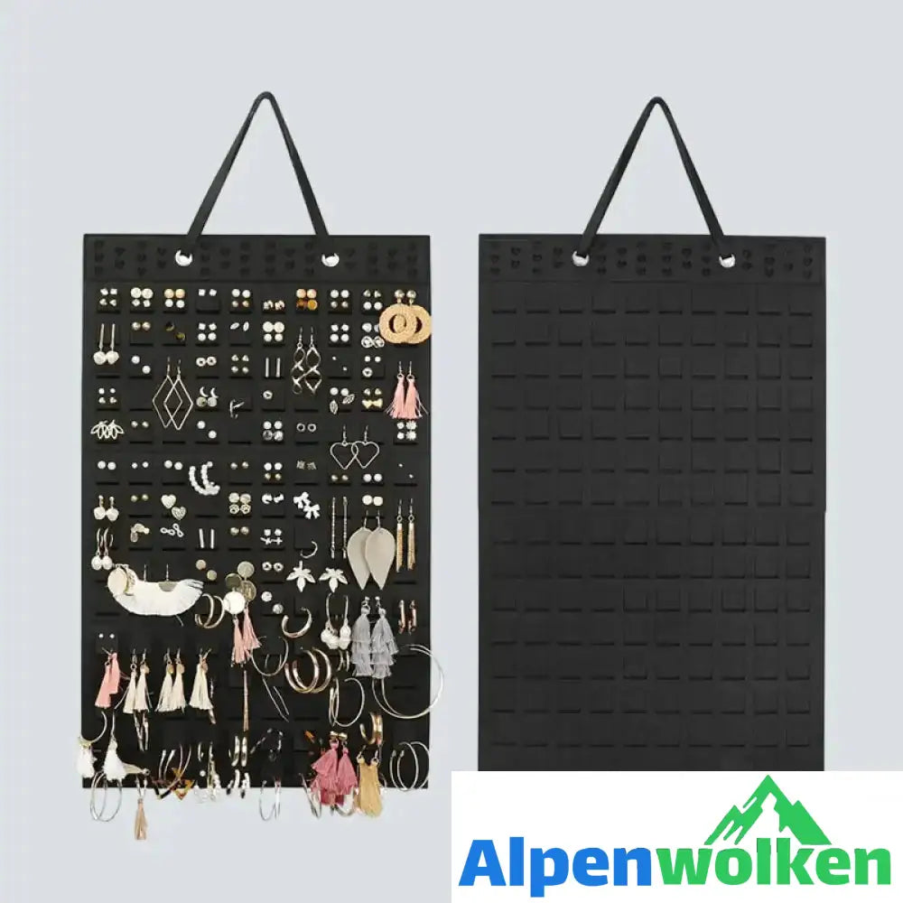 Alpenwolken - Hängender Schmuck-Organizer aus Filz