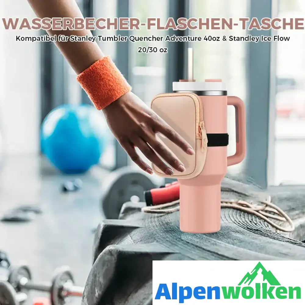 Alpenwolken - Hängetasche für Wasserflaschen