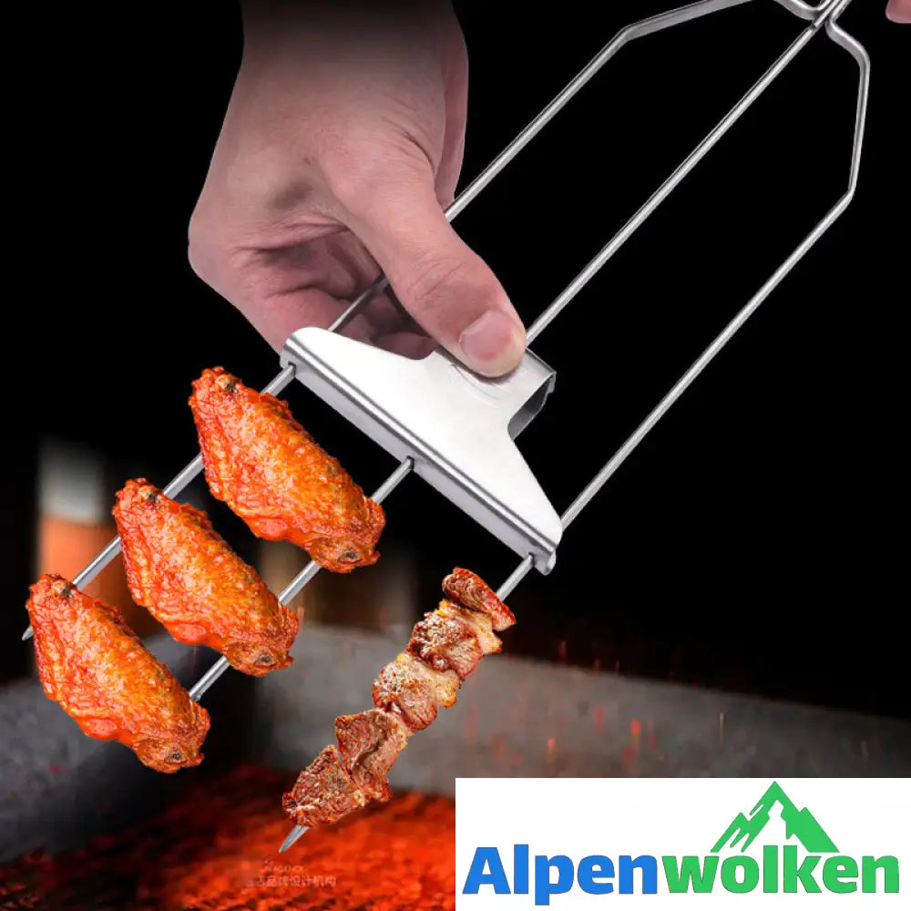 Alpenwolken - Halbautomatische Grillgabel aus Edelstahl