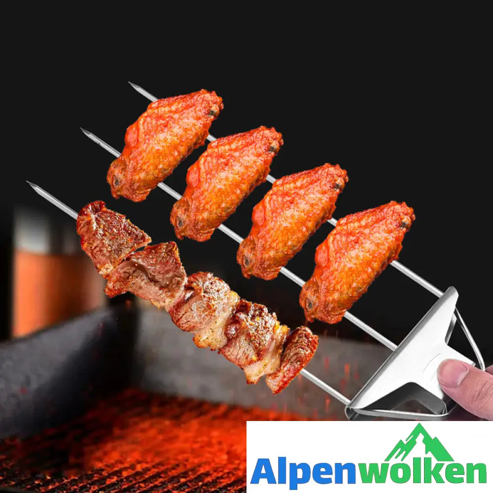 Alpenwolken - Halbautomatische Grillgabel aus Edelstahl