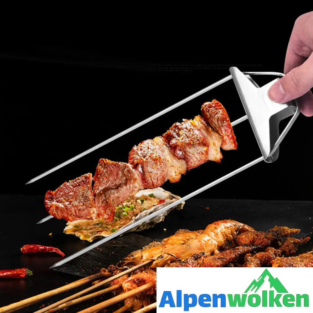 Alpenwolken - Halbautomatische Grillgabel aus Edelstahl