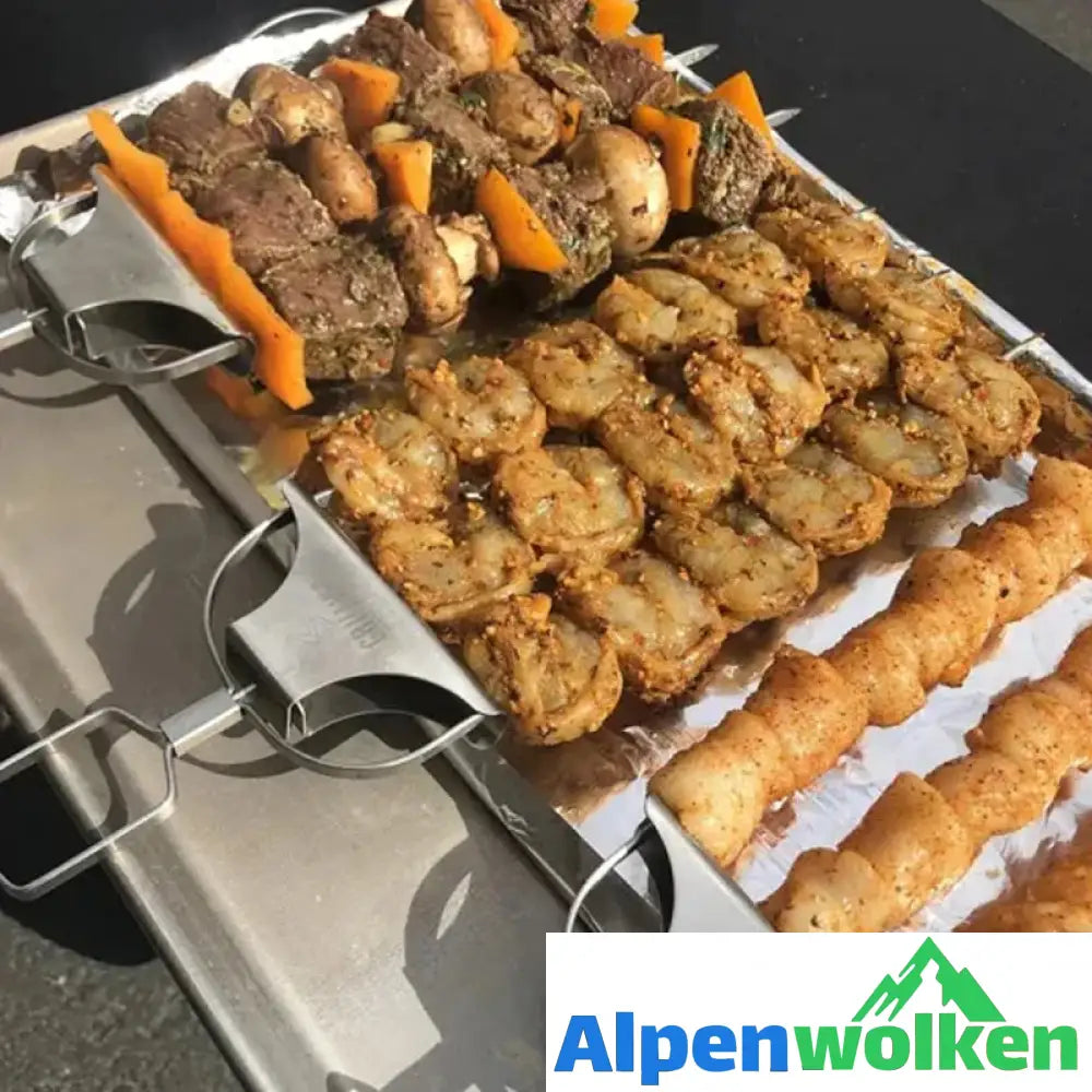 Alpenwolken - Halbautomatische Grillgabel aus Edelstahl