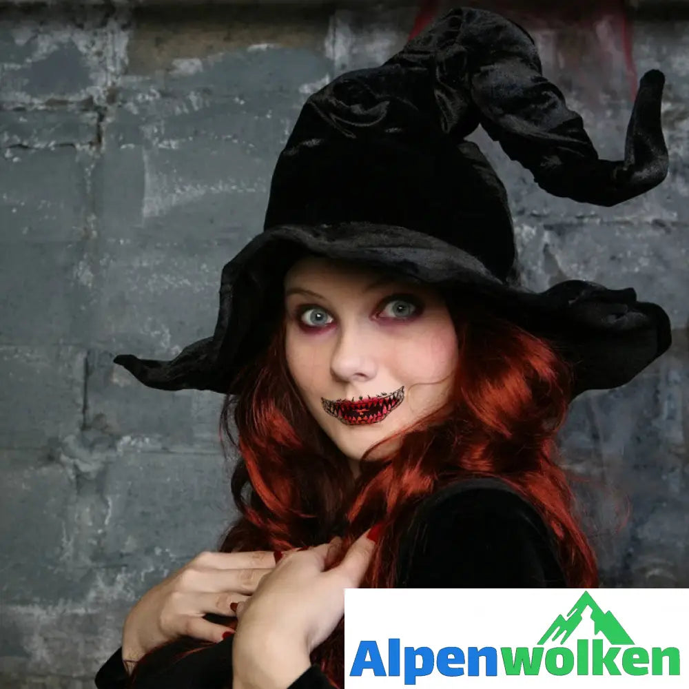 Alpenwolken - Halloween Streich lustiger temporärer Tattoo-Aufkleber(10 Stück)