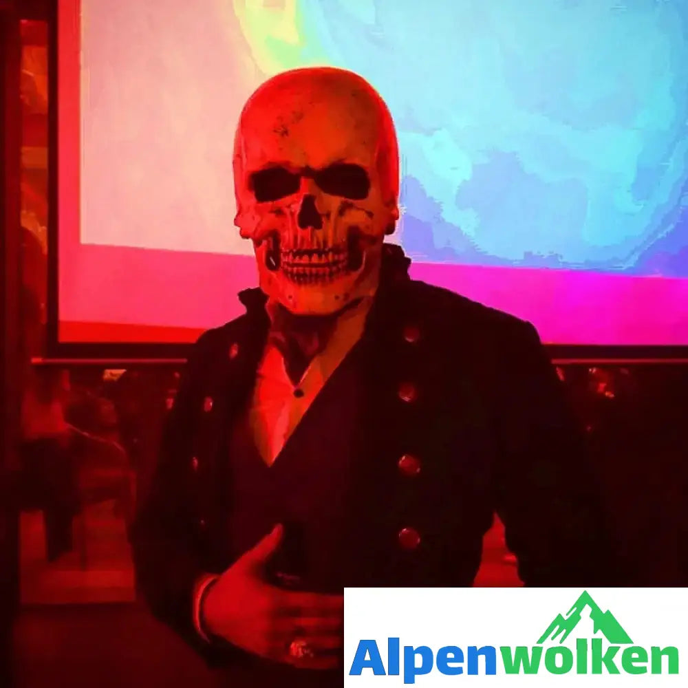 Alpenwolken - Halloween Totenkopf Maske