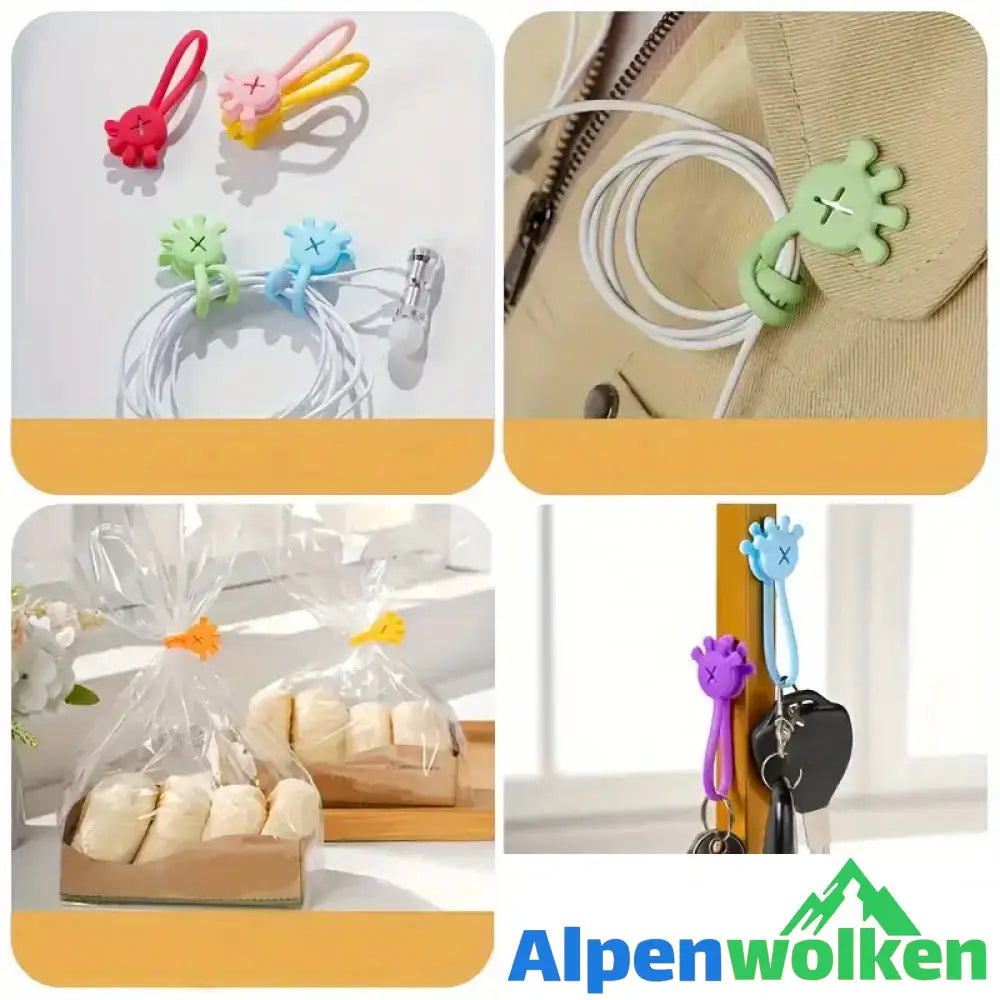 Alpenwolken - Handförmiger magnetischer Kabelmanager