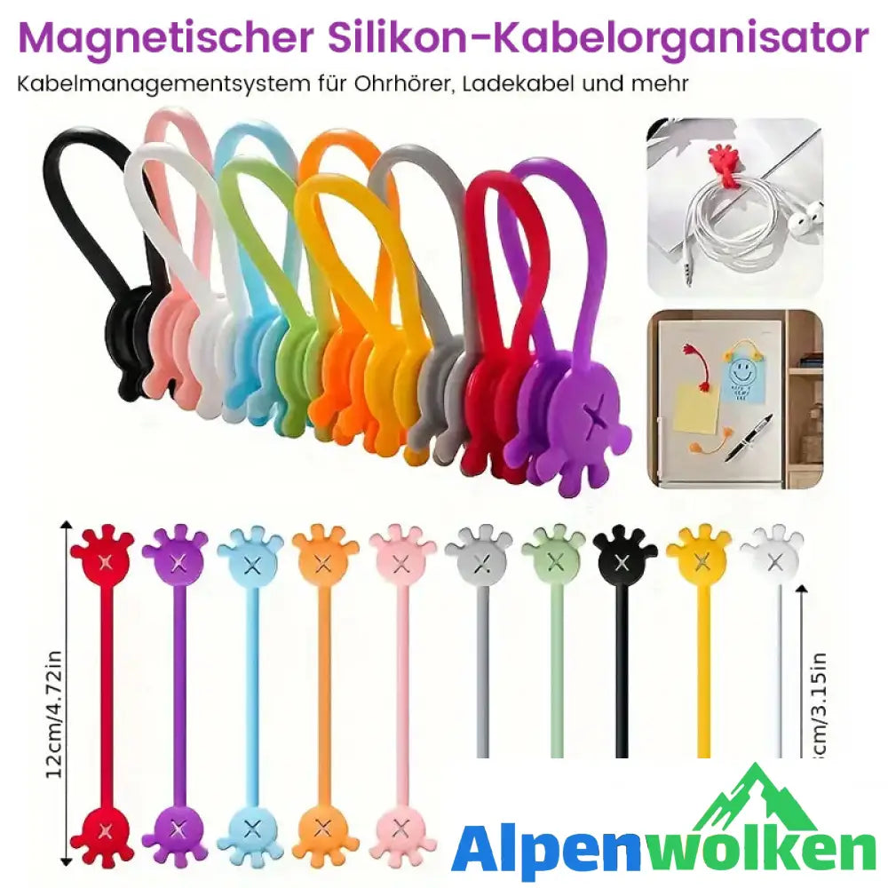 Alpenwolken - Handförmiger magnetischer Kabelmanager